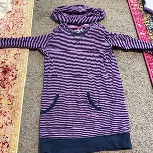 purple striped sweatshirt girls